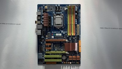 Biostar T5XE DDR3 RAM Intel P55 LGA1156 Socket ATX Motherboard w/i5-750 - TESTED