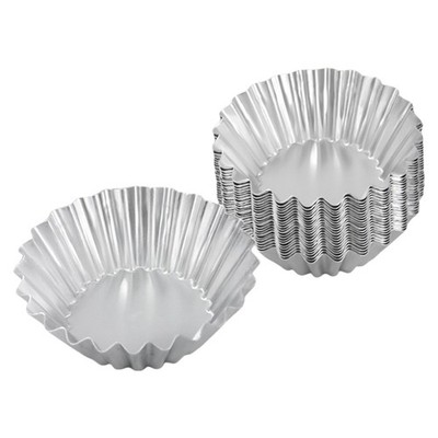 20Pcs Eggs Tart Molds Small Tart Pans Small Cupcakes Molds Baking Cups Bakewares