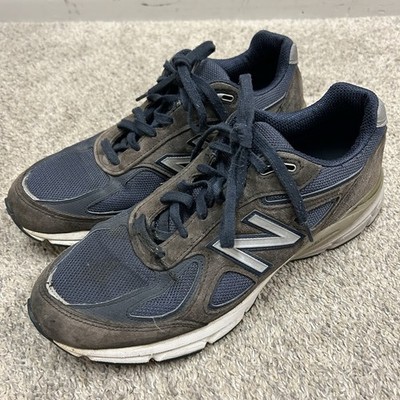 New Balance 990V4 M990nv4 Navy Blue Gray Sneakers Men Size 11.5 EE Made in USA