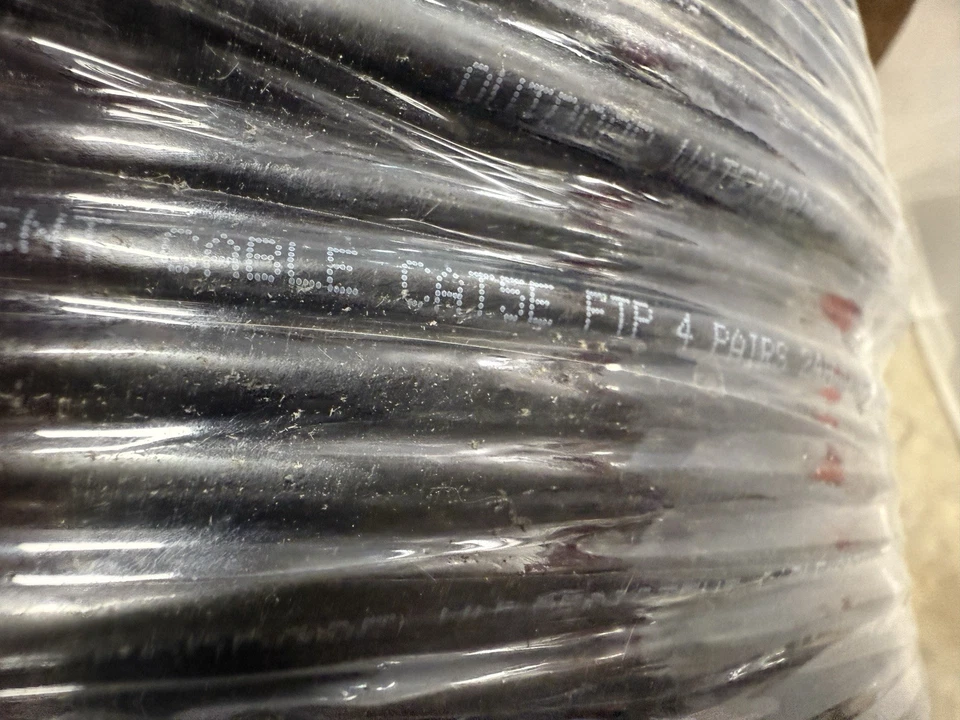1000Ft CAT5E Waterproof Outdoor Cable Direct Burial UB Resistant 24 AWG - Image 3 of 4