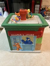 Sesame Street Hoopers Store Cookie Jar