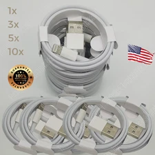 6FT 3Ft USB Charging Cable For iPhone 14 13 12 11 8 7 6 SE Cord Fast Charger LOT