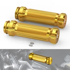 CNC Pair Handlebar Hand Grips For Harley Road Glide FLTRX 2015-2023 FLTR 2008-09