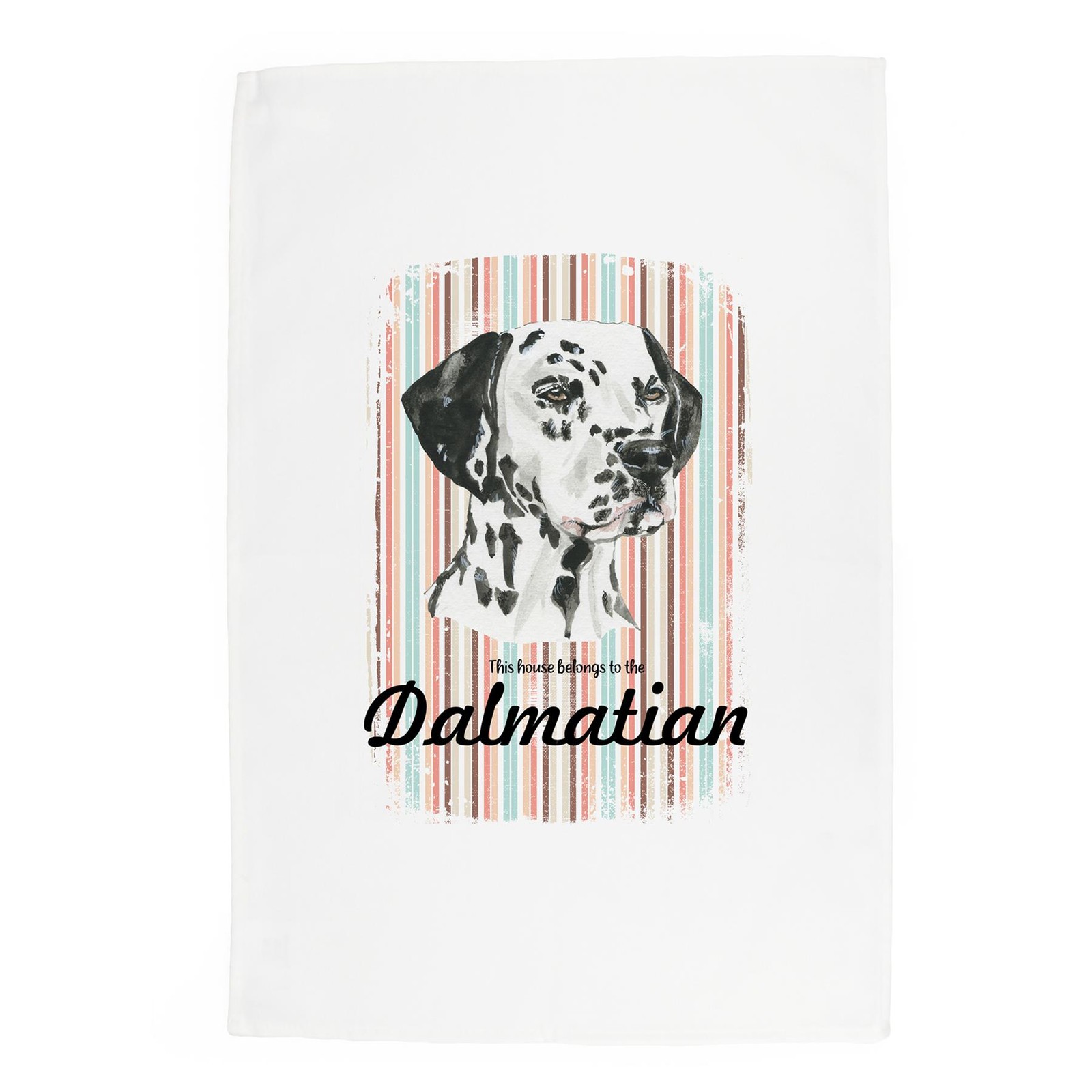 Dalmatian Tea Towel - Novelty Dog Themed Gift Kitchen Linen/Dish Cloth