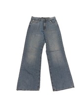 NEW Women's AERO Light Blue Wide Leg Denim Jeans Size 8