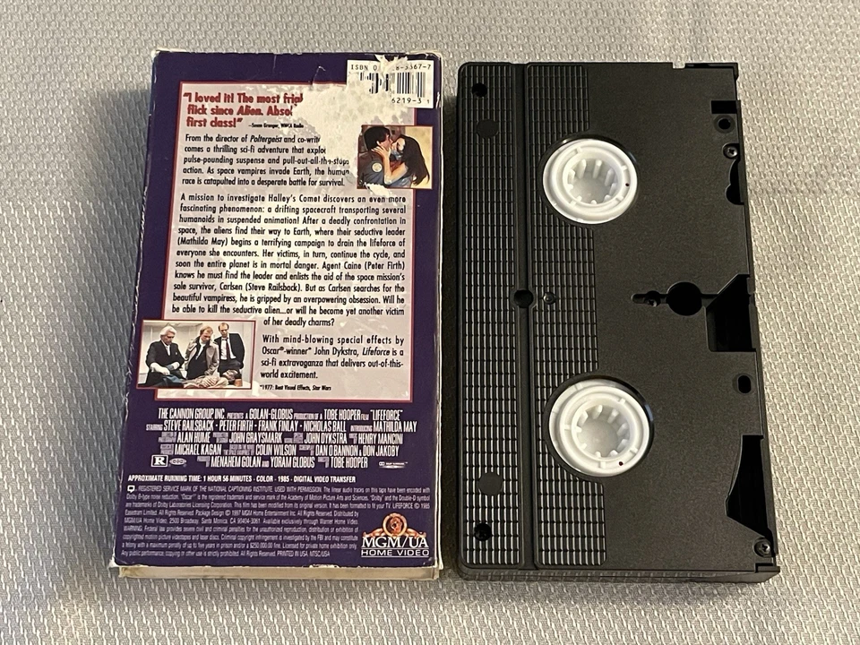 Lifeforce 1985 VHS Rare Sci-Fi Horror FREE SHIPPING!! - Image 2 of 4