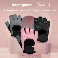 Half Finger Men's and Women's Gym Sports Yoga Non-slip Anti-callus Riding Breath