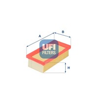 UFI Luftfilter 30.894.00 Filtereinsatz FüR Fiat Tipo Autobianchi Y10 Lancia UNO