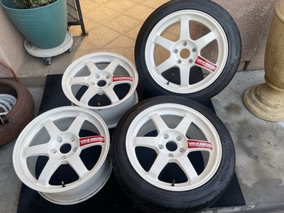 Volk Racing Te37 Rare Offset And Sizing Discontinued 17x8.5 And 17x9.5 Plus 40