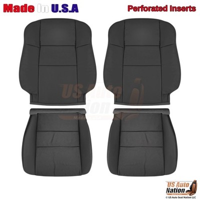 2009-2014 For Acura TSX Leather Front Replacement Seat Covers Black