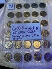 (30) Kennedy 1/2 Dollars Various Year And Mint Mark All Coinsnap At 65 Or Better