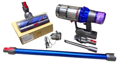 DYSON V15 Extra Cordless Vacuum Cleaner 476609-01 - Nickel Blue + New Brush Head