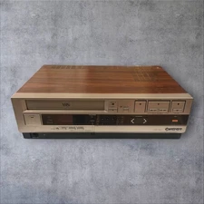 Hitachi Video Deck VT-33A VCR VHS Made In Japan VTG Woodgrain RARE