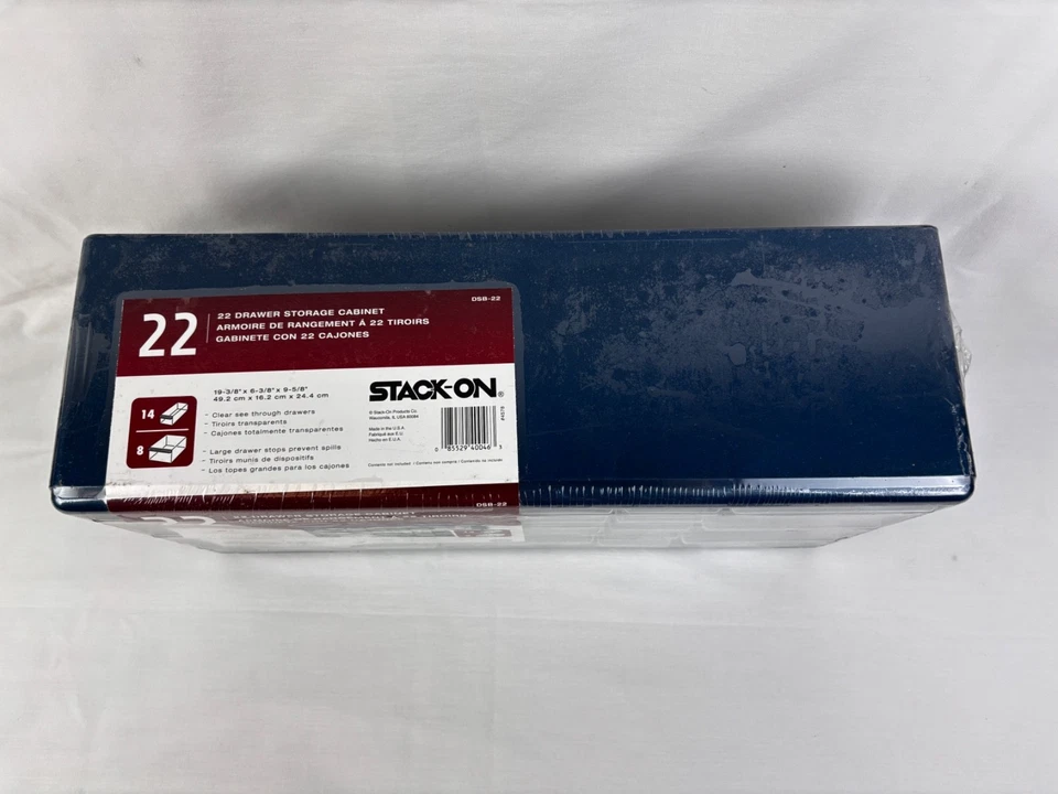 NOS Stack-On 22 Drawer Storage Cabinet DSB-22 USA Hardware Craft Organizer - Image 4 of 4