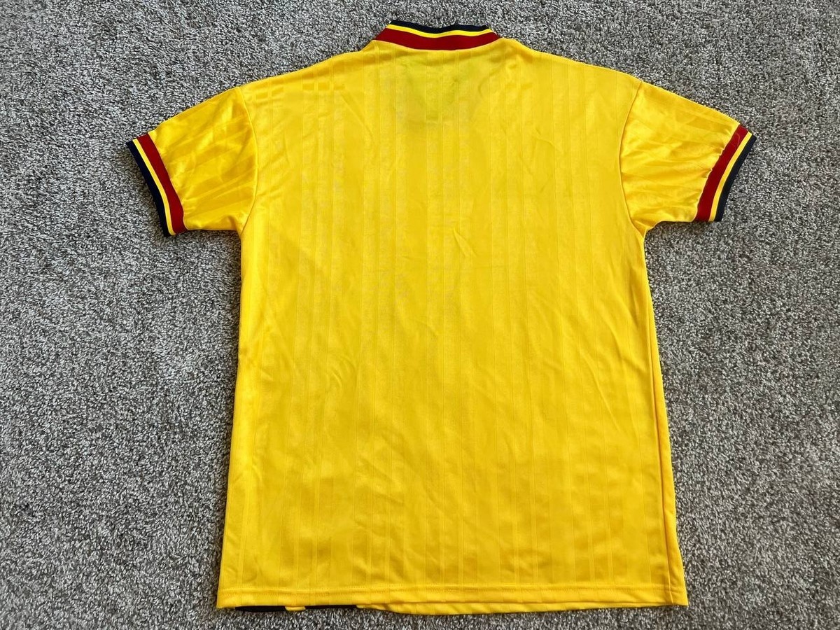 Arsenal 1993-94 Away Yellow JVC Player Version | eBay Arsenal 1993-94 Away Yellow JVC Player Version | eBay