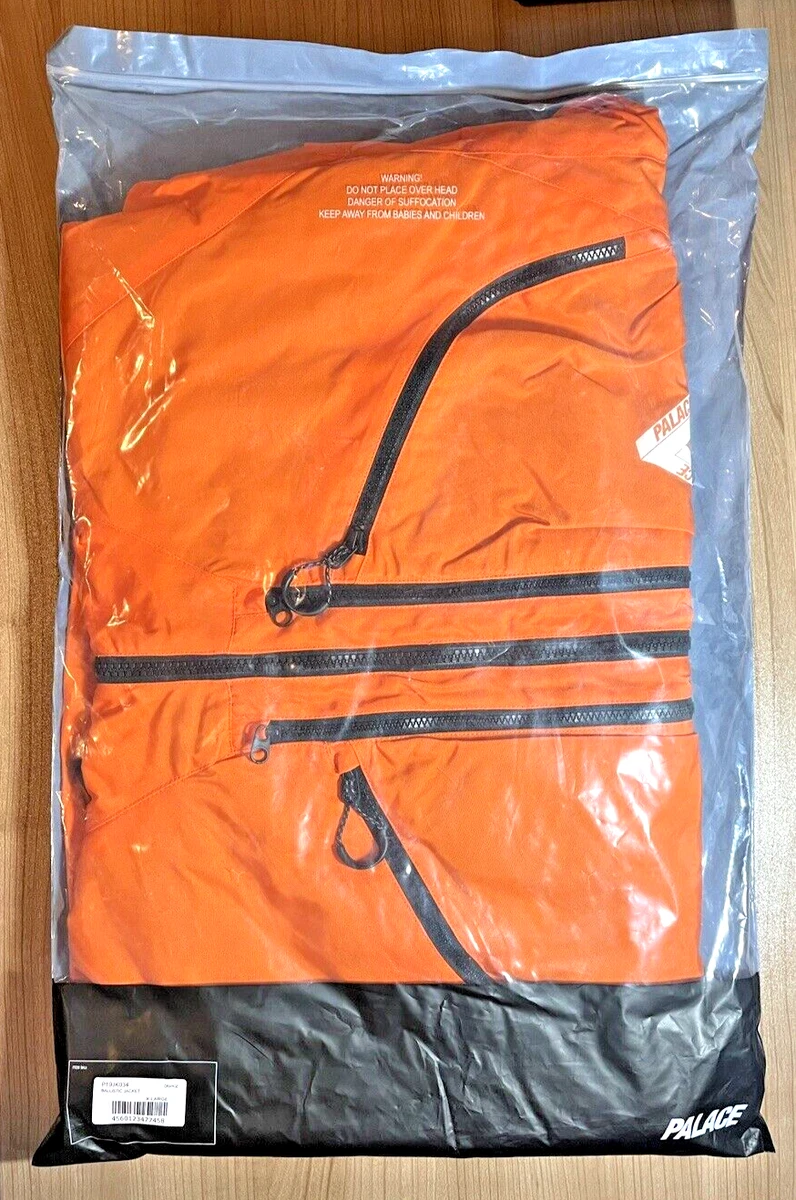NEW/SEALED with Tags Palace Ballistic Jacket Coat ORANGE XL FW20