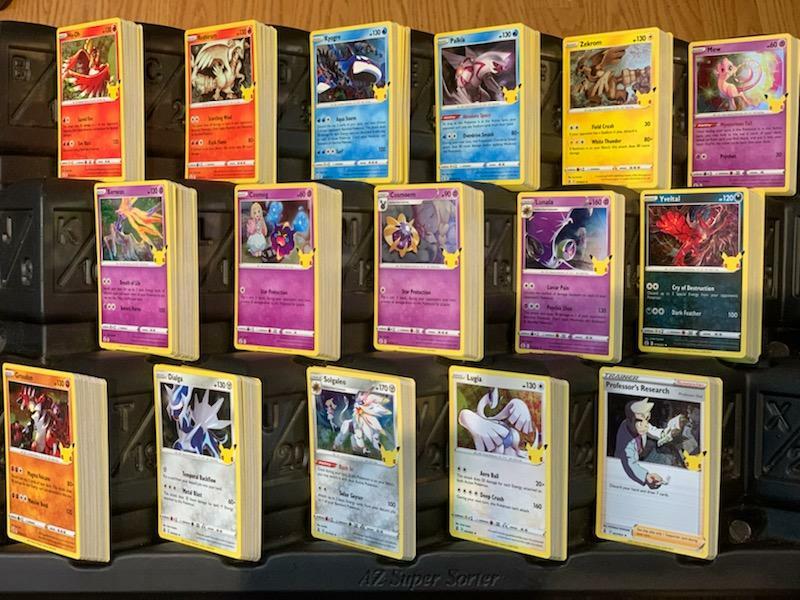 16 CARD LOT Pokemon 25th Anniversary Celebrations | eBay