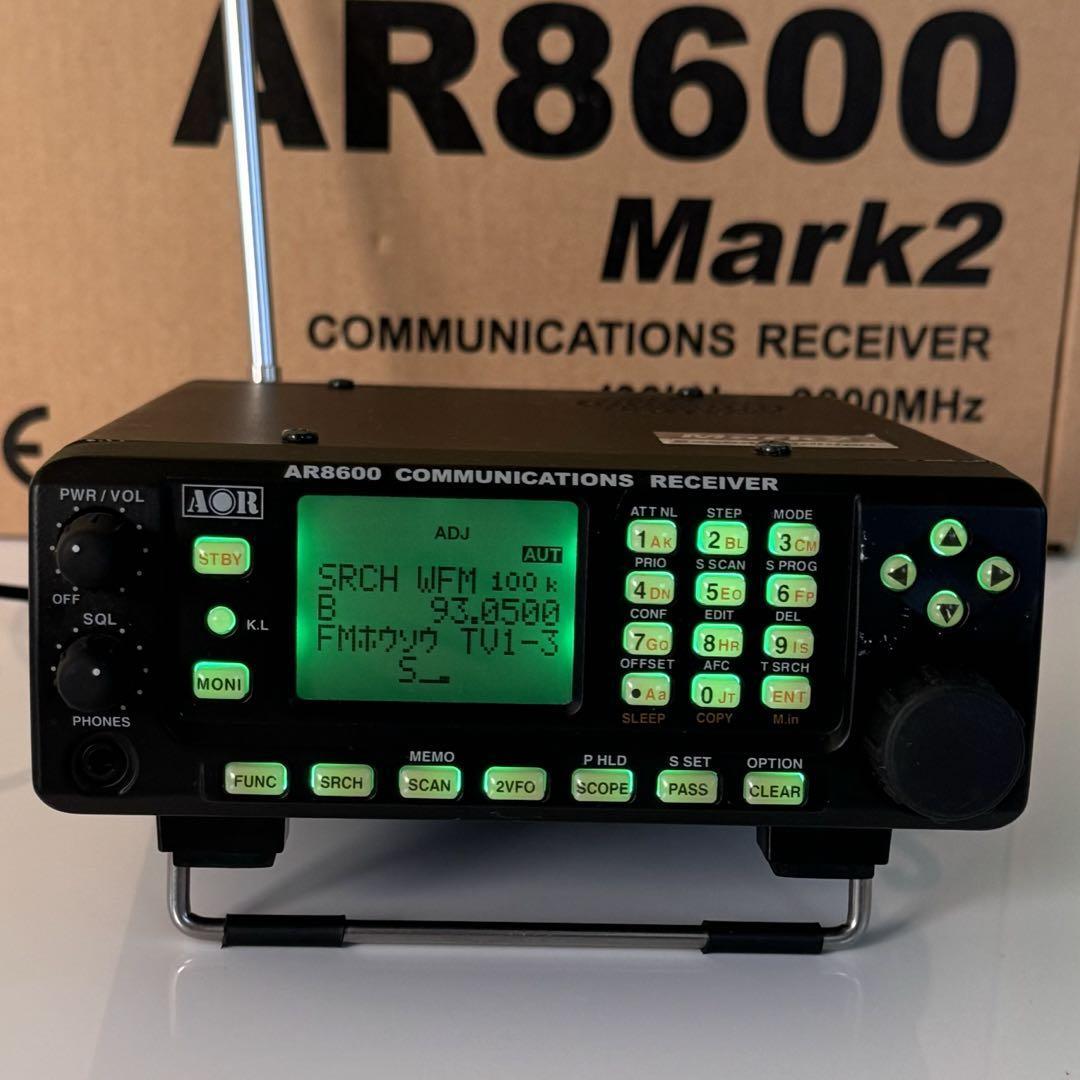 AOR AR8600 Mark2 Wideband 100 KHz -3000 MHz All Mode AOR AR8600 Mark2 Wideband 100 KHz -3000 MHz All Mode