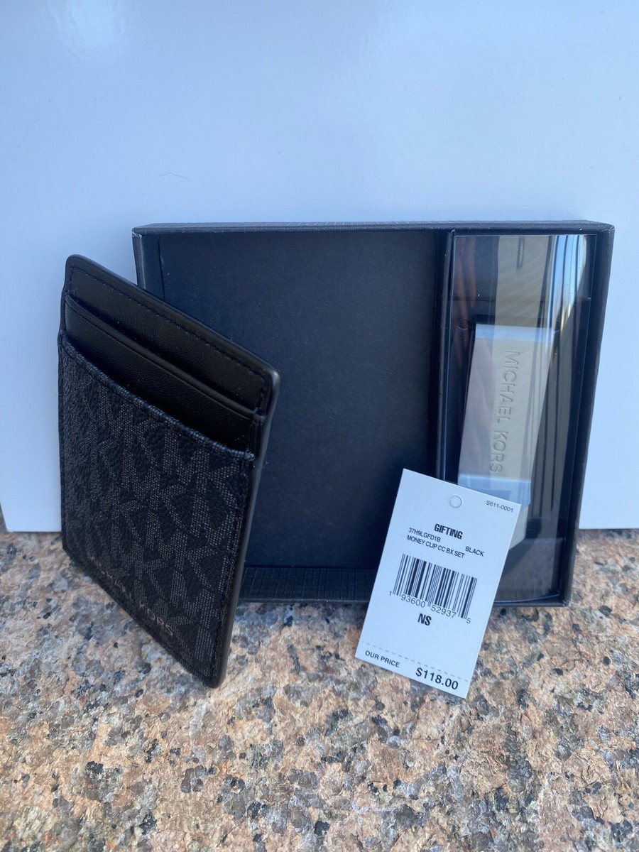 michael kors card holder with money clip