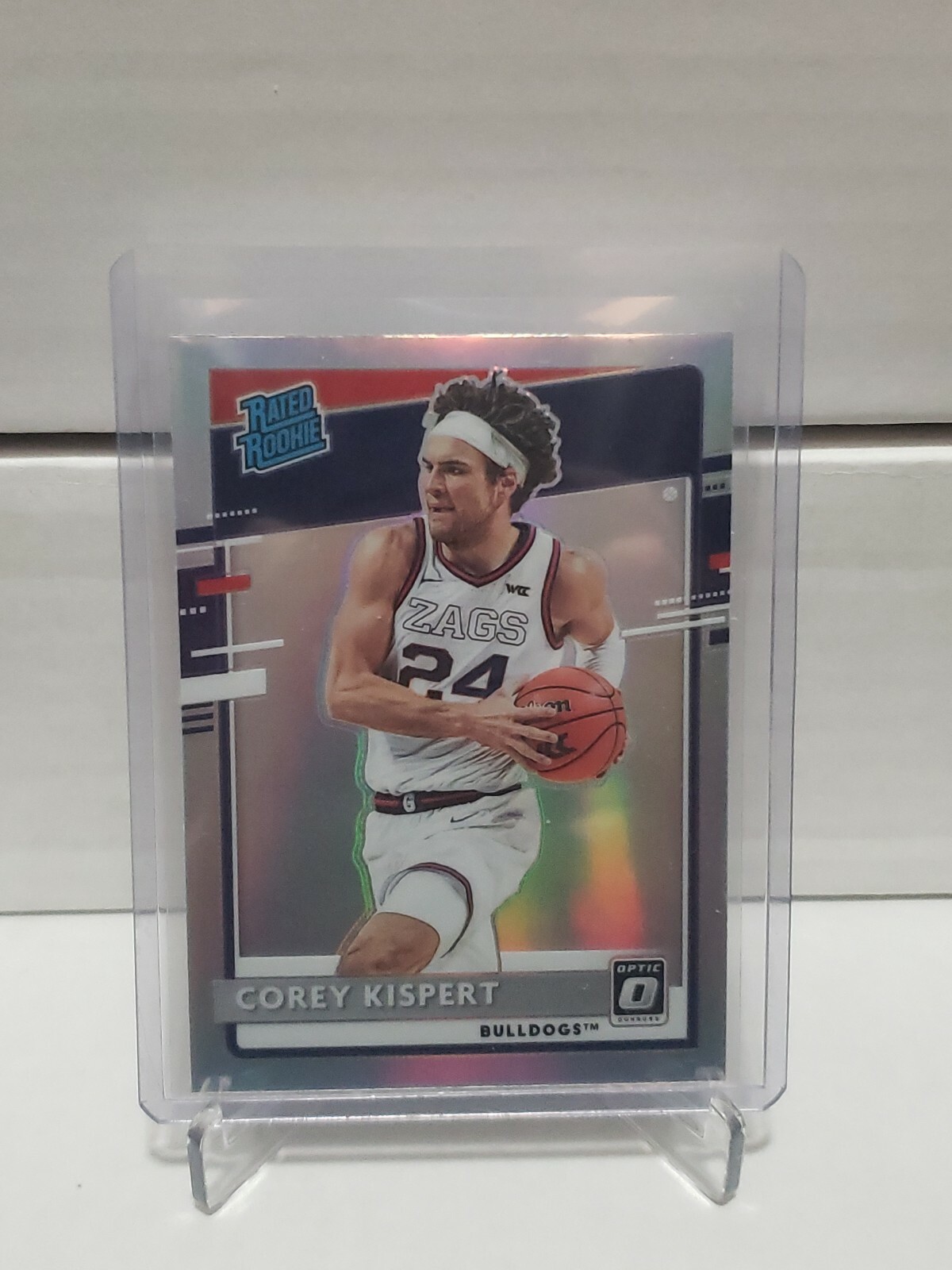 Corey Kispert 2021-22 Panini Chronicles Draft Picks Optic Rated Rookie Holo #208