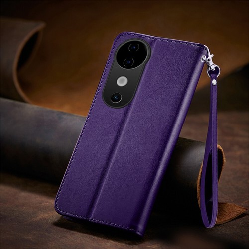 Leather Elk Deer Wallet Phone Case for Vivo X100 S19 S16 S18E S17 X100S IQOO Z8 - 第 12/18 張圖片
