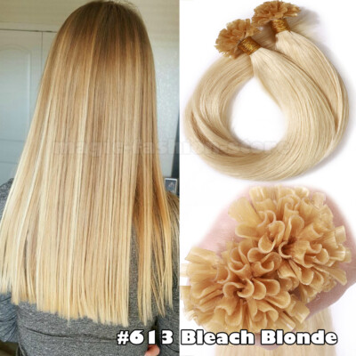 Keratin Bonding Hair Extensions 100% Remy Echthaar*0.5G U Tip Haarverlängerung