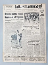 Gazzetta Dello Sport August 9 1966 Milan - Franz Josef Kemper-Bitossi-Motta