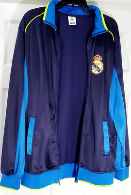 Real Madrid Jacket Soccer Club Football Track Large RN#110473 Full