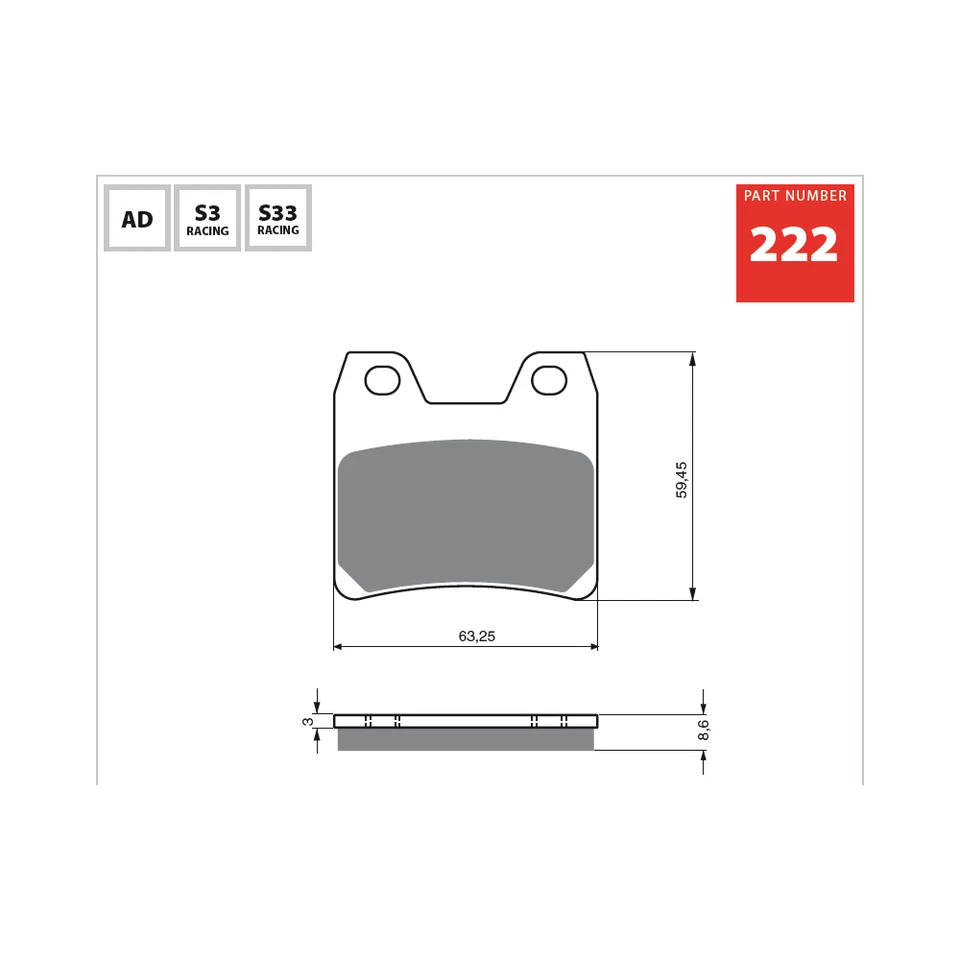Paquete de pastillas de freno DBX y Goldfren para Yamaha FZ1 '01-'05 FA252 222S3 Foto 2 de 2