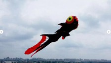 5m Large Soft Fish Kite Outdoor Toy Flying Adult Reel Inflatable Octopus Kite AA