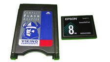 Viking Components Compact Flash Adapter K-24MCF with 8MB Epson / SanDisk CF Card