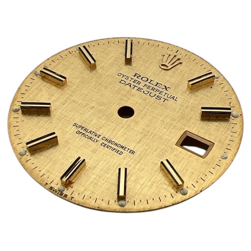 Rolex Oyster Datejust genuino 36 mm esfera de lino oro champán 16013 - Imagen 3 de 4