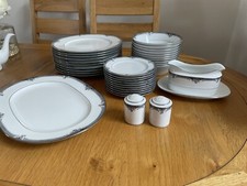 Noritake Squirewood 4013 Vintage Rare Dinner Set Incl Dinner, Side, Soup, Gravy