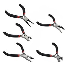 Mini pliers with plastic handle jewelry DIY jewelry special small pliers forging