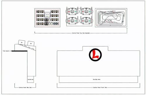1949 Lionel Showroom Control Panel Plans - Picture 2 of 3