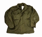 Vintage M-65 OG-107 Field Jacket Distressed Vietnam War US Military Large Reg