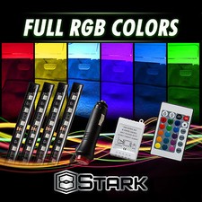 48 Led 5050 Wireless Remote Rgb Car Interior Floor Under Dash Light Strips 4pcs 48 Led 5050 Wireless Remote Rgb Car Interior Floor Under Dash Light Strips 4pcs