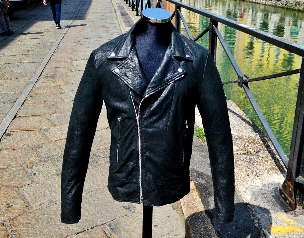Giubbotto pelle ebay top