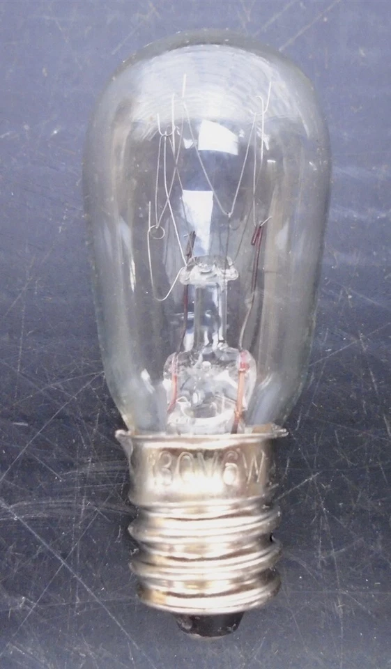 (10 Pcs) - CLEAR LAMP LIGHT BULB - 6S6 130V 6W S6 Clear E12 Base (NEW ) - Image 2 of 4