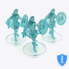 Sword Wraith Warrior x3 - Boneyard #24 D&D Icons of Realms Miniature