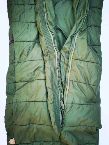 British Army Olive Green MediumWeight Modular Sleeping Bag Large Size - Picture 12 of 17