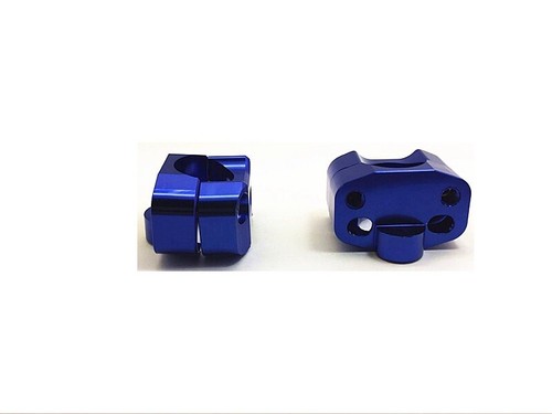 HandleBar Fat Bar Mount Clamps Risers Adaptor 7/8" to 1"-1/8" Dirt Pit Bike ATV - Picture 31 of 31