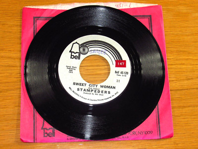 70s ROCK 45 RPM - STAMPEDERS - BELL 120 - 