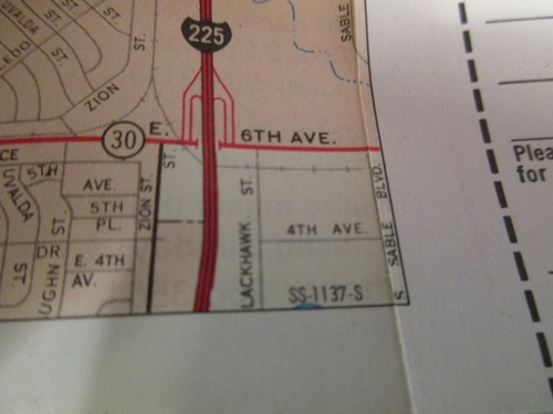 Vintage HERTZ Denver Colorado Survival Guide City Street Travel Road Map~Y6 - Picture 3 of 11