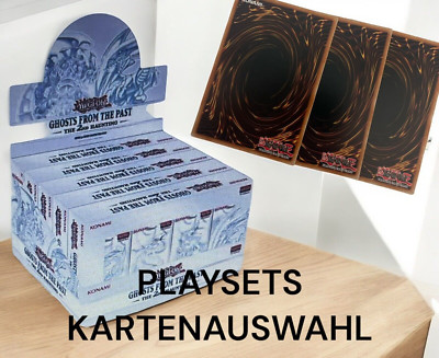 Yugioh Playset (3x) Kartenauswahl Ghosts From the Past: The 2nd Haunting (GFP2)
