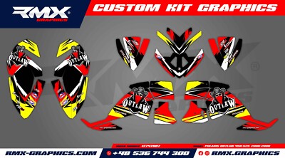 Polaris Outlaw 450 505 525 2006-2008 Decals Stickers Dekor Designs RMX Graphics