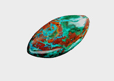 Parrot Wing Gemy Chrysocolla Extra Colorful Fine Cabochon 5 Grams or 25 Carats