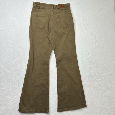 Martha Style Pants Womens 26x29 Khaki Bootcut Neutral Beige Classic Flare 