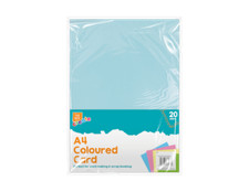 A4 Coloured Sheets Paper Arts & Craft Card Making Assorted Colour 20 SHEET PACK