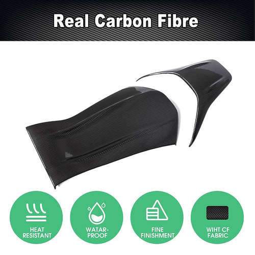 Se adapta a Benz W176 W117 A35 A45 CLA45 AMG cubierta de asiento de carbono cubierta asientos - Imagen 8 de 13
